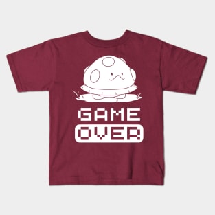 Game Over Design (white print) Kids T-Shirt